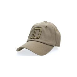 Czapki z daszkiem Dondup UQ077 Y00402U. Zielone czapki męskie Dondup, bez wzorów. Za 145,41 zł.