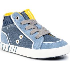 Sneakersy GEOX - B Kilwi B. E B02A7E 0NB22 C4B4S M Avio/Dk Sky. Niebieskie trampki chłopięce Geox, bez wzorów, ze skóry, bez zapięcia. W wyprzedaży za 189,00 zł.