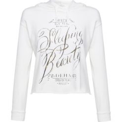 Bluza DEHA DANCE Biały. Białe bluzy damskie z nadrukiem marki Deha, z dzianiny, z kapturem. Za 216,00 zł.