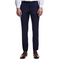 Spodnie LEONARDO GDGS900240. Spodnie garniturowe męskie Giacomo Conti, bez wzorów, z wełny, eleganckie. Za 899,00 zł.