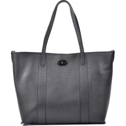 Torebki klasyczne damskie: Skórzana torebka w kolorze czarnym – (S)33 x (W)42 x (G)14 cm