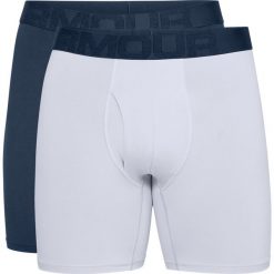 Under Armour Tech™ Mesh 6'' Bokserki Niebieski Biały. Niebieskie bokserki męskie Under Armour, bez wzorów, z elastanu. Za 188,95 zł.