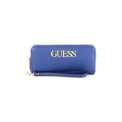 Portfele Guess SWVG6876460. Niebieskie portfele damskie Guess. Za 291,96 zł.