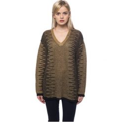 GAS Sweter Damskie Nouget Krem 566179 431675 (Rozmiar M). Brązowe swetry klasyczne damskie marki Gas, m. W wyprzedaży za 96,00 zł.