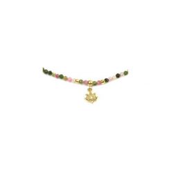 Colare Choker Turmalin Lotos złoto. Żółte naszyjniki damskie Brazi druse jewelry, złote. Za 270,00 zł.