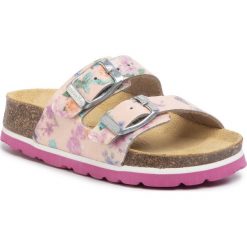 Klapki SUPERFIT - 6-00119-55 M Rosa. Różowe sandały dziewczęce Superfit, ze skóry ekologicznej, bez zapięcia. Za 159,00 zł.