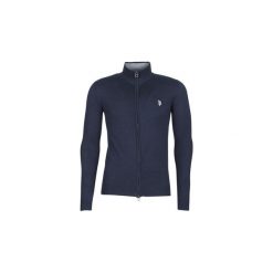 Swetry rozpinane / Kardigany U.S Polo Assn. INSTITUTIONAL ZIP KN. Niebieskie kardigany damskie marki U.S. Polo Assn., s, polo. Za 351,20 zł.