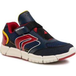 Sneakersy GEOX - J Flexyper B. B J029BB 014BU C0735 M Navy/Red. Niebieskie trampki chłopięce Geox, bez wzorów, ze skóry ekologicznej, na rzepy. Za 279,00 zł.