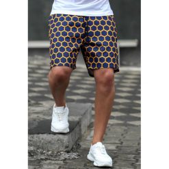 Spodenki męskie KARLOS NAVY / MUSTARD. Żółte jeansy męskie IVET, m, bez wzorów, z jeansu. W wyprzedaży za 49,00 zł.