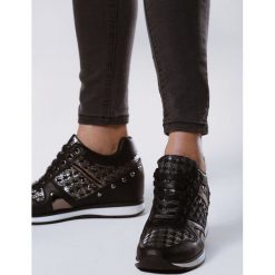 Czarne Sneakersy She's a Mystery. Czarne sneakersy damskie Born2be. Za 39,99 zł.