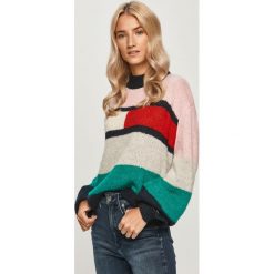 Tommy Jeans - Sweter. Swetry damskie Tommy Jeans, s, bez wzorów, z wełny, bez rękawów, bez kaptura. Za 449,90 zł.