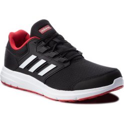 Buty adidas - Galaxy 4 m B44622 Cblack/Ftwwht/Scarle. Czarne buty do biegania męskie Adidas, z materiału. W wyprzedaży za 189,00 zł.
