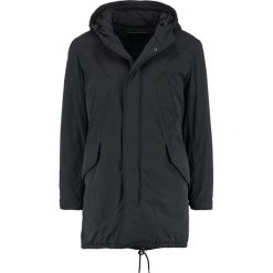 AllSaints FORDE Płaszcz zimowy black. Czarne płaszcze męskie marki AllSaints, na zimę, m, bez wzorów, z bawełny, bez kaptura. W wyprzedaży za 791,60 zł.