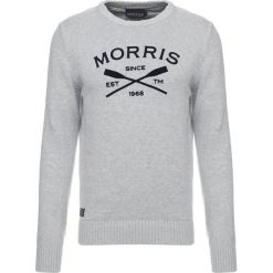 Swetry klasyczne męskie: Morris DAVIS ONECK Sweter grey