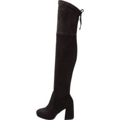 Glamorous Muszkieterki black. Czarne buty zimowe damskie Glamorous, z materiału. W wyprzedaży za 237,30 zł.