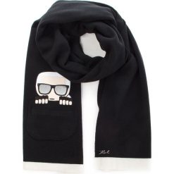Szal KARL LAGERFELD - 86KW3306 Black. Czarne szaliki męskie KARL LAGERFELD, z materiału. Za 569,00 zł.