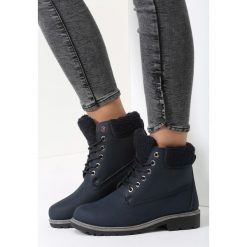 Granatowe Traperki Both Sides. Niebieskie buty zimowe damskie vices. Za 89,99 zł.