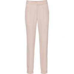 Spodnie Loose Fit bonprix cielisty. Brązowe spodnie damskie bonprix, z obniżonym stanem. Za 109,99 zł.