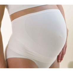 Bielizna ciążowa: Medela PAS CIĄŻOWY biały M