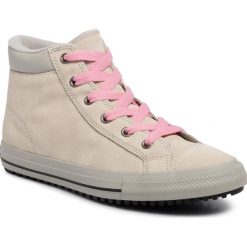 Sneakersy CONVERSE - Ctas Pc Boot Hi 665164C Natural Ivory/Costal Pink. Brązowe półbuty damskie Converse, ze skóry. W wyprzedaży za 189,00 zł.