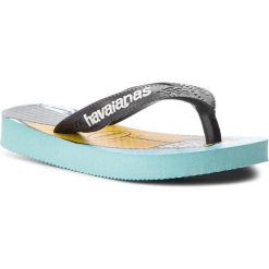 Japonki HAVAIANAS - S.H.Kids Top Play Cf 41404420642 Ice Blue. Czarne sandały chłopięce Havaianas, z tworzywa sztucznego, bez zapięcia. W wyprzedaży za 79,00 zł.