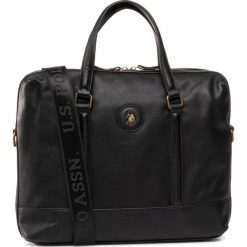 Torba na laptopa U.S. POLO ASSN. - New Scottsd Business Bag BEUTW2890MVP Czarny. Czarne torby męskie skórzane U.S. Polo Assn., bez wzorów, ze skóry ekologicznej. Za 389,00 zł.