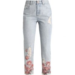 Lost Ink HIGH WAIST STRAIGHT IN Jeansy Straight Leg light denim. Niebieskie jeansy damskie marki Lost Ink, z bawełny. Za 189,00 zł.