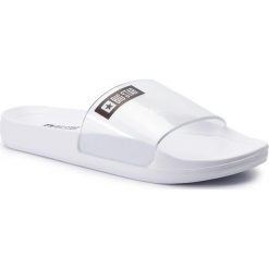 Klapki BIG STAR - DD274A258 Black. Białe klapki damskie BIG STAR, bez wzorów, z tworzywa sztucznego, bez obcasa. Za 59,00 zł.