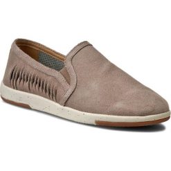 Półbuty EMU AUSTRALIA - Pemberton W11186 Mushroom. Brązowe półbuty damskie skórzane marki EMU Australia, na płaskiej podeszwie. W wyprzedaży za 289,00 zł.