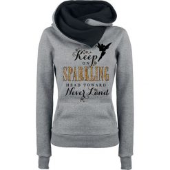 Bluzy damskie: Piotruś Pan Tinker Bell – Keep On Sparkling Bluza z kapturem damska odcienie szarego/czarny