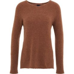 Max Mara Leisure LUCIANA Sweter taback. Brązowe bluzy damskie marki Max Mara Leisure, m, bez wzorów, z elastanu, bez rękawów, bez kaptura. Za 849,00 zł.