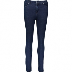 Dżinsy - Slim fit - w kolorze granatowym. Niebieskie jeansy damskie relaxed fit marki Mustang, z aplikacjami. W wyprzedaży za 195,95 zł.