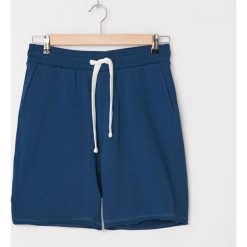 Szorty basic z bawełny organicznej - Granatowy. Niebieskie spodenki i szorty męskie House, s, bez wzorów, z bawełny. Za 69,99 zł.
