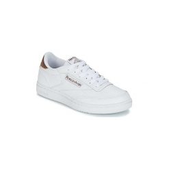 Buty Dziecko Reebok Classic CLUB C J. Szare trampki dziewczęce Reebok Classic, bez wzorów, bez zapięcia. Za 191,20 zł.