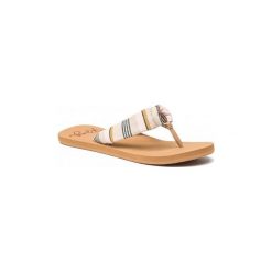 Japonki Roxy CHANCLAS PARA MUJER. Różowe klapki damskie Roxy, bez wzorów, bez obcasa. Za 136,99 zł.
