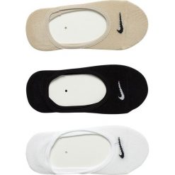 Nike - Stopki(3-pak). Szare skarpetki damskie marki Nike, z elastanu. W wyprzedaży za 39,90 zł.