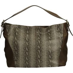Torba - B30 NERO-MORO. Żółte torebki klasyczne damskie Venezia, moro, ze skóry. Za 249,00 zł.