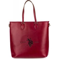U.S. POLO ASSN. torebka Folsom Tall Shopping czerwona. Czerwone torebki klasyczne damskie U.S. Polo Assn., bez wzorów, eleganckie, bez dodatków. Za 439,00 zł.