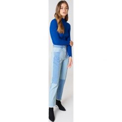 French Connection Jasne jeansy z wysokim stanem - Blue. Niebieskie jeansy damskie marki French Connection, z jeansu. W wyprzedaży za 132,38 zł.