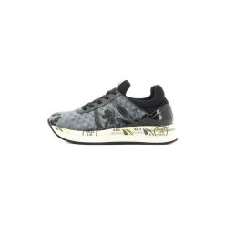 Buty Premiata LIZ. Czarne trampki i tenisówki damskie Premiata, bez wzorów, bez zapięcia. Za 677,37 zł.
