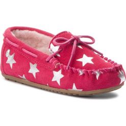 Kapcie EMU AUSTRALIA - Amity Kids Star K11474 Fuschia/Fuschia. Różowe sandały dziewczęce EMU Australia, z wełny, bez zapięcia. W wyprzedaży za 179,00 zł.
