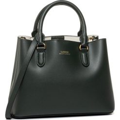 Torebka LAUREN RALPH LAUREN - Marcy II 431775153006 Green/Wht. Zielone torebki klasyczne damskie Lauren Ralph Lauren, bez wzorów, ze skóry, klasyczne, bez dodatków. Za 1149,00 zł.