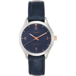 Timex WATERBURY CASE DIAL AND STRAP Zegarek blue. Niebieskie, analogowe zegarki damskie Timex. Za 499,00 zł.