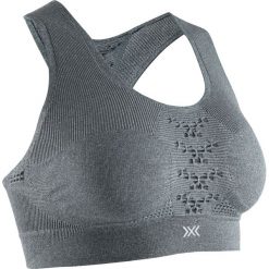 Stanik sportowy X-BIONIC ENERGIZER 4.0 REVA SPORTS. Szare biustonosze damskie termoaktywne X BIONIC, bez wzorów. Za 280,00 zł.