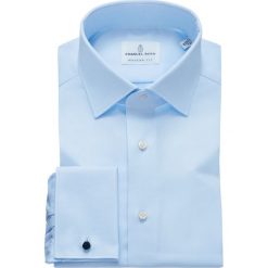 Emanuel Berg - Koszula. Niebieskie koszule męskie Emanuel Berg, bez wzorów, z bawełny, eleganckie, z klasycznym kołnierzykiem, z długim rękawem. W wyprzedaży za 479,90 zł.