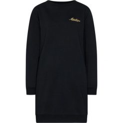 Sukienka dzianinowa Moschino Underwear & Swim 1720 9006. Czarne sukienki damskie Moschino Underwear & Swim, m, bez wzorów, z dzianiny, bez kołnierzyka, bez rękawów. Za 819,00 zł.