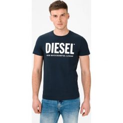 Diesel T-Diego Koszulka Niebieski. Niebieskie podkoszulki męskie Diesel, xxl, z nadrukiem, z bawełny, bez kołnierzyka, z krótkim rękawem, krótkie. Za 219,95 zł.
