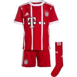Adidas Performance FC BAYERN MÜNCHEN SET Krótkie spodenki sportowe true red/white. Czerwone spodenki chłopięce adidas Performance, z materiału, sportowe. W wyprzedaży za 201,75 zł.