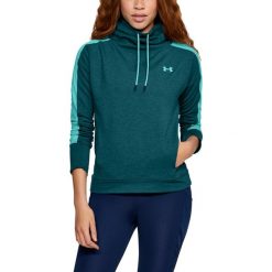 Under Armour Bluza damska Featherweight Fleece Funnel zielona r. M (1305498-716). Zielone bluzy sportowe damskie marki Under Armour, m. Za 158,55 zł.