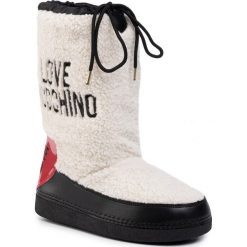 Śniegowce LOVE MOSCHINO JA24162G08JX110A. Brązowe śniegowce damskie Love Moschino, bez zapięcia. W wyprzedaży za 379,00 zł.